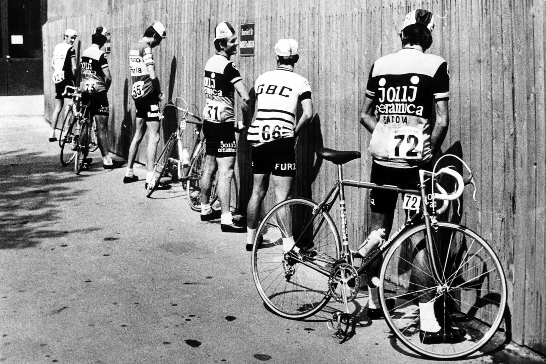 Bicycle cyclist print — vintage sports black and white wall art, museum-quality cycling photography art print