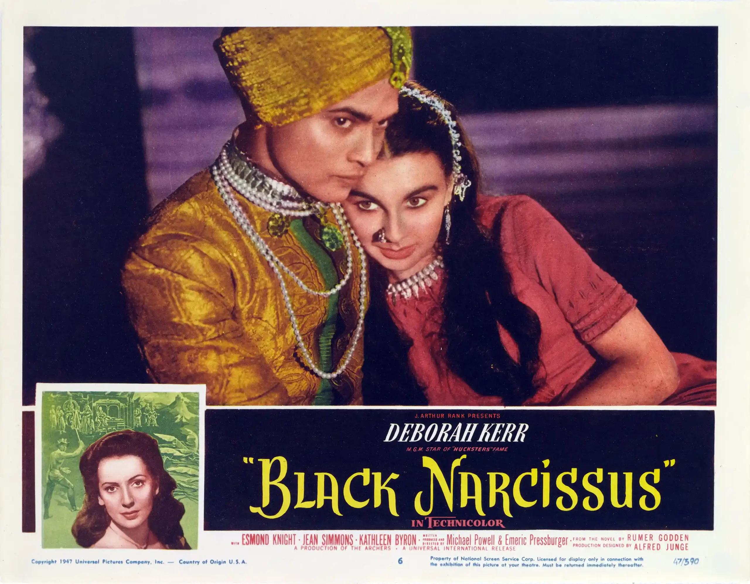 Black Narcissus | Classic Movie Poster | 1947 Vintage Film Wall Art Print