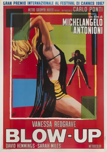 Blow-Up 1966 Vintage Michelangelo Antonioni Movie Poster