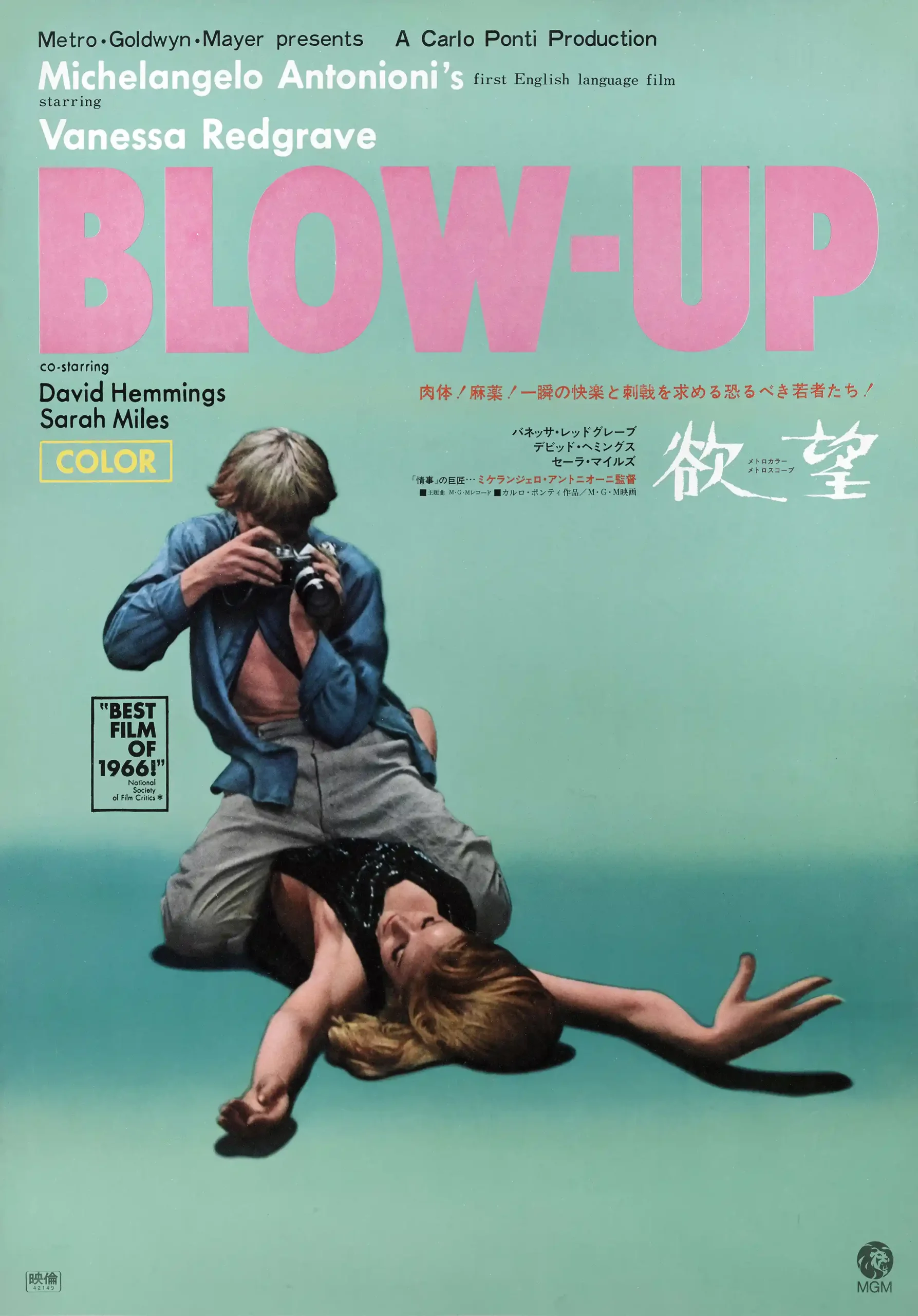 Blow Up | Movie Poster | 1966 Japanese Minimalist Mod Art Print