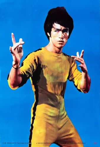 Bruce Lee Game of Death Yellow Jumpsuit Movie Poster