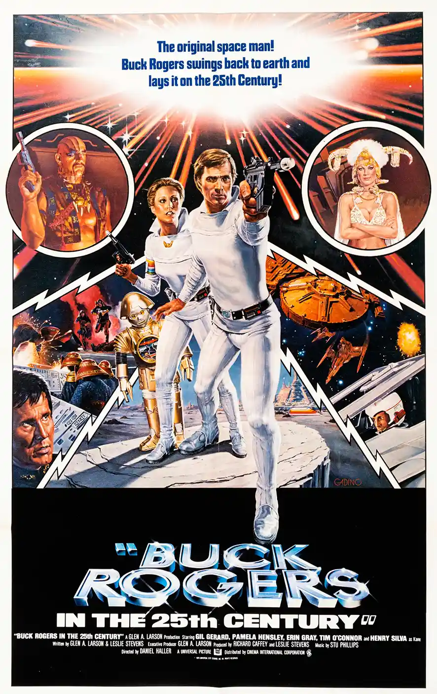 Buck Rogers in the 25th Century | Movie Poster | 70s Retro Sci-Fi Wall Art