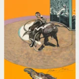 Francis Bacon Bullfighting Mirror 1990 Abstract Version 5 Art Print