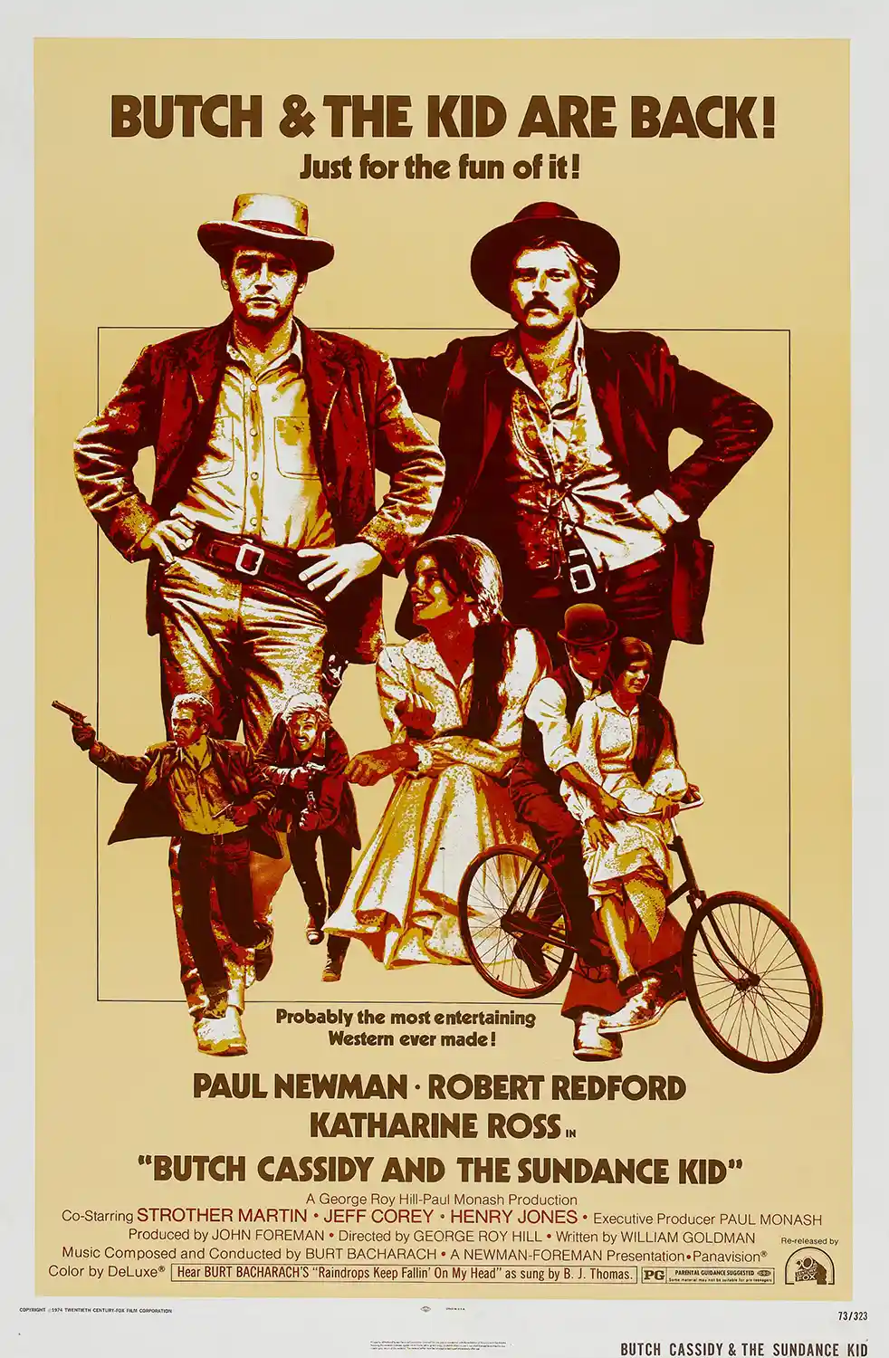 Butch Cassidy and the Sundance Kid | Movie Poster | Classic Western Film Art