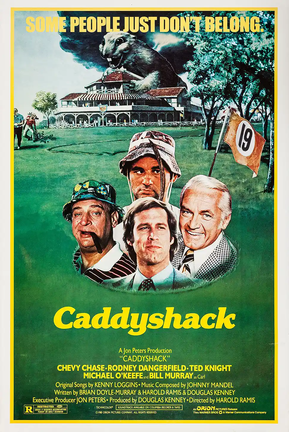Caddyshack | Movie Poster | Classic 1980 Golf Comedy Wall Art