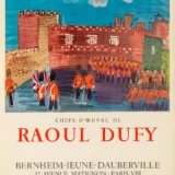 Raoul Dufy Military Guards St James Palace 1959 Art Print