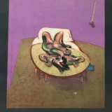 Francis Bacon Galerie Maeght 1967 Exhibition Vintage Art Print