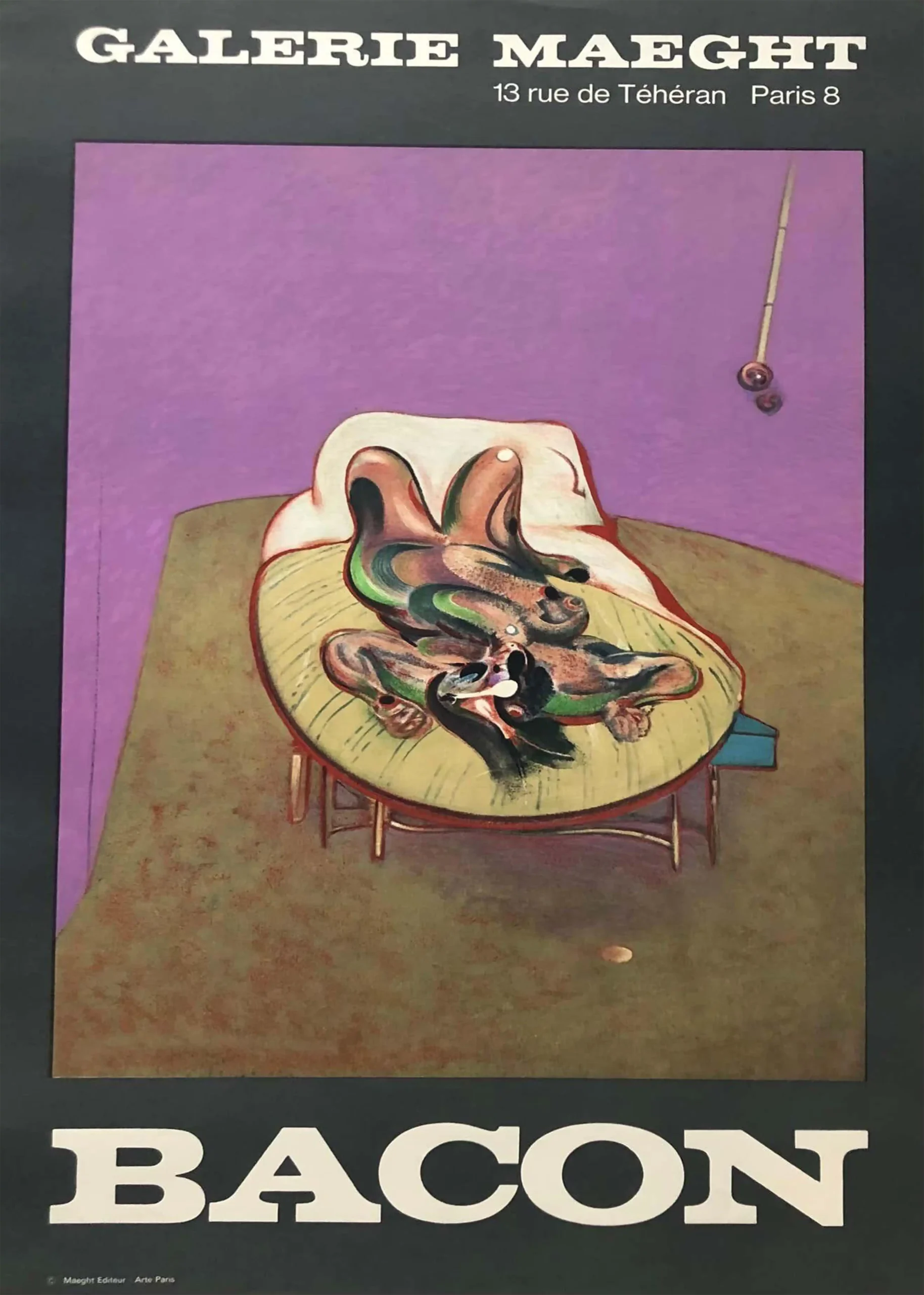 Francis Bacon | Art Exhibition Poster | Galerie Maeght Vintage Print