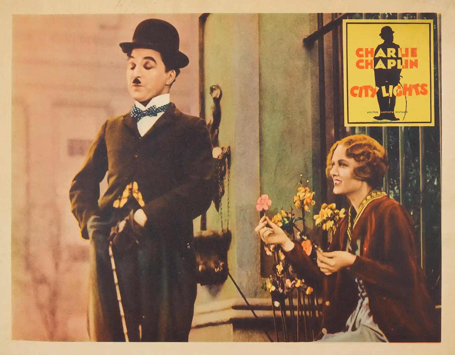 Charlie Chaplin City Lights | Classic Movie Poster | Vintage Wall Art Print