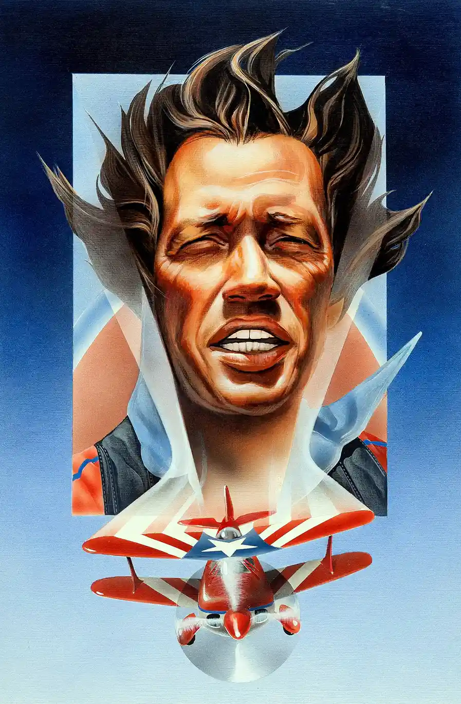 Cloud Dancer (1980) | Movie Poster | Dramatic Air Race Illustration Art