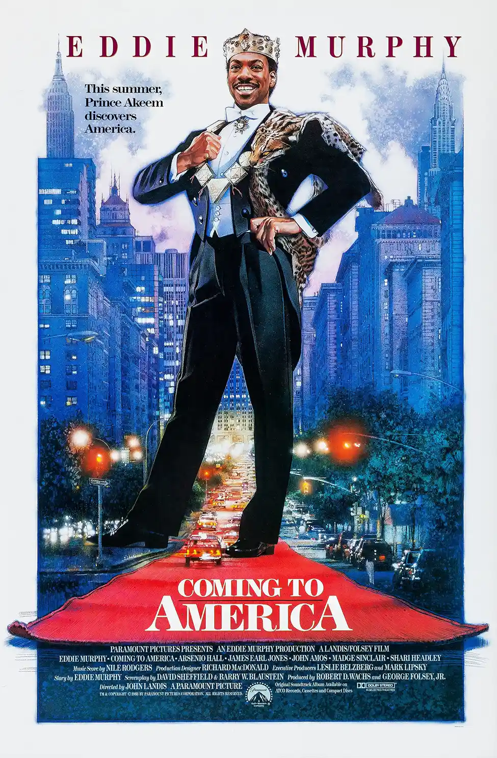 Coming to America | Movie Poster | Prince Akeem Red Carpet Wall Art