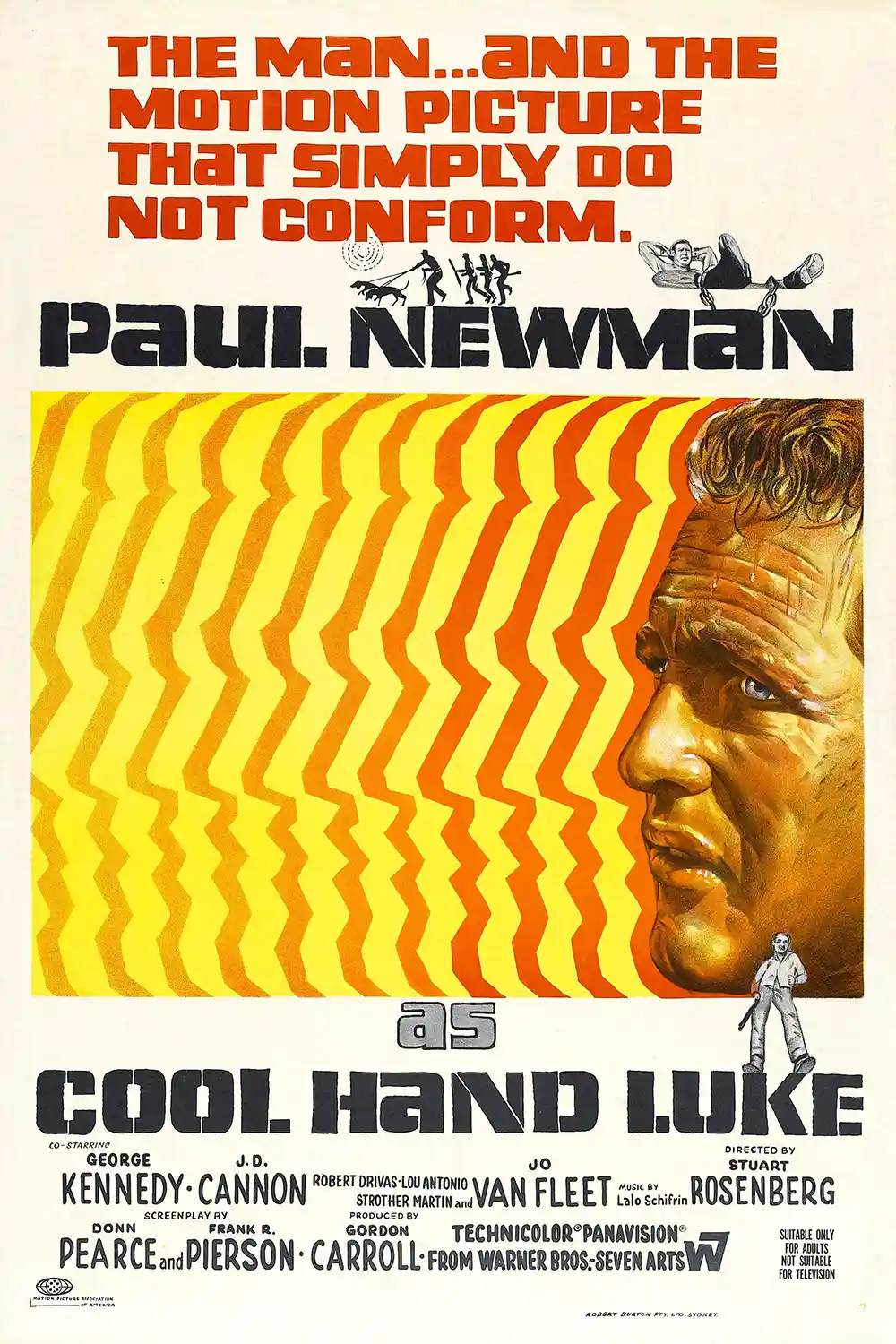 Cool Hand Luke | Movie Poster | Paul Newman Vintage Film Art Print