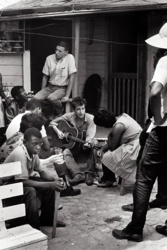 Bob Dylan 1963 Danny Lyon Photography Portrait Wall Photography Print