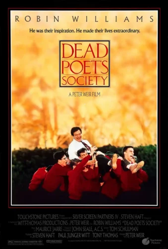 Dead Poets Society Robin Williams Lift Scene Movie Poster