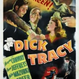Dick Tracy 1945 Vintage Film Noir Detective Movie Poster