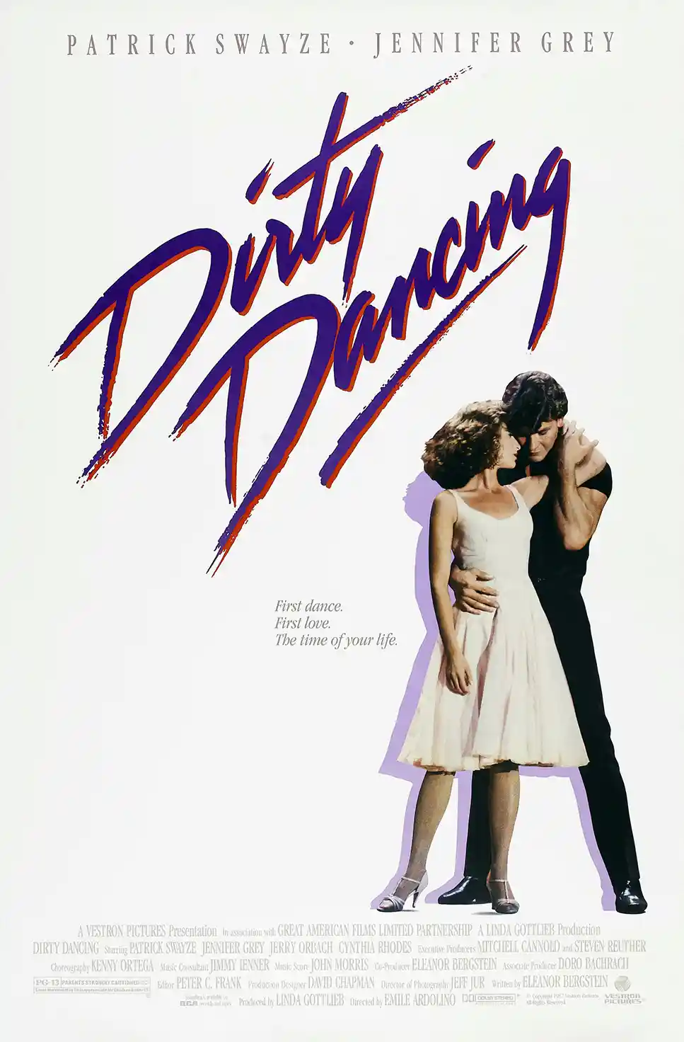Dirty Dancing | Movie Poster | Iconic Johnny & Baby Dance Embrace