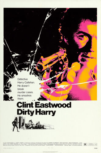 Dirty Harry Pop Art Clint Eastwood Movie Poster