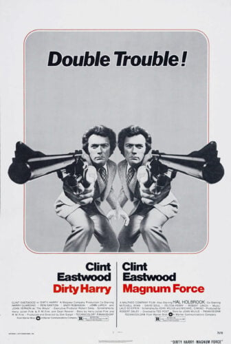 Dirty Harry Magnum Force Clint Eastwood Art Movie Poster
