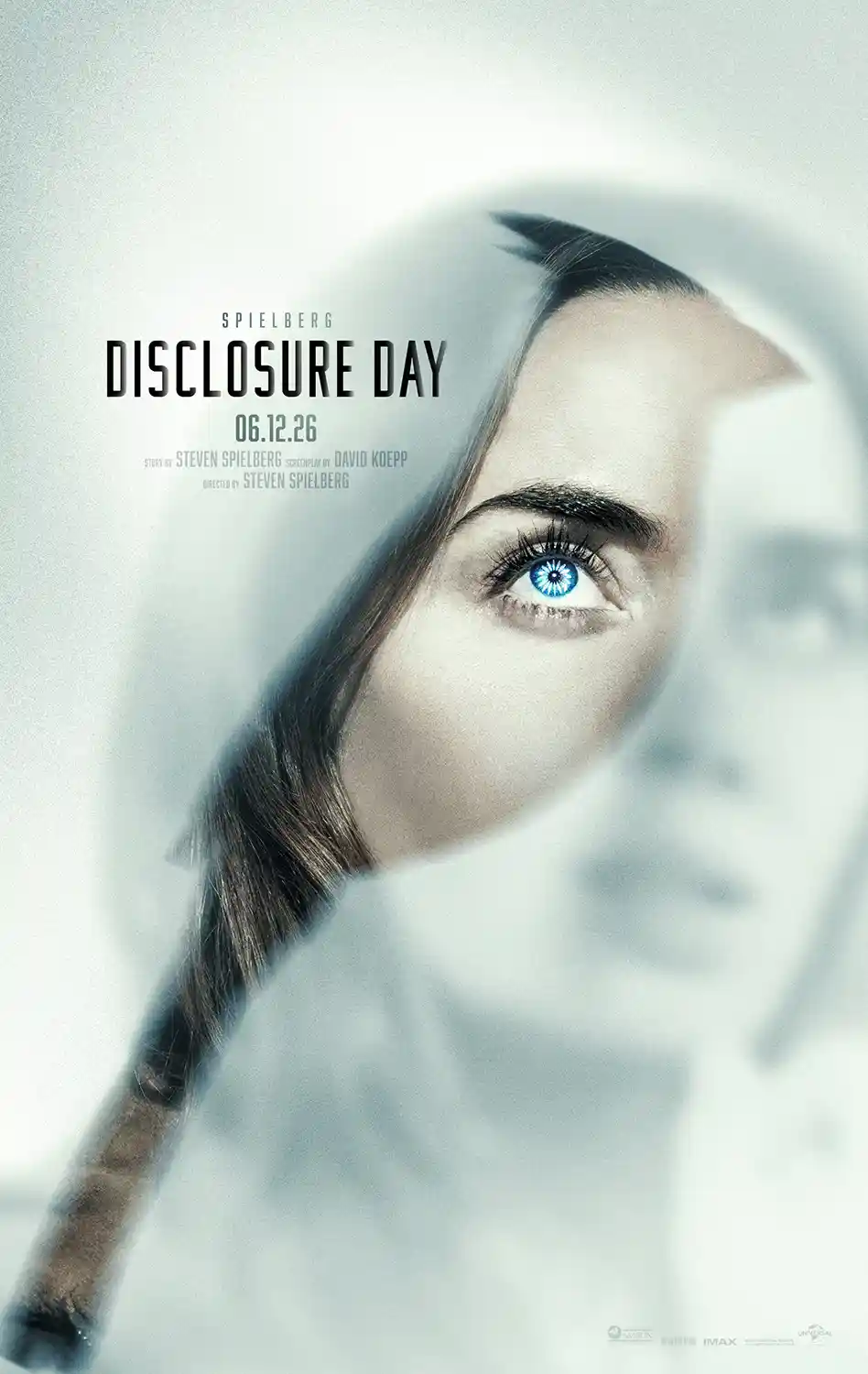 Disclosure Day | Movie Poster | Futuristic Blue Eye Sci-Fi Print