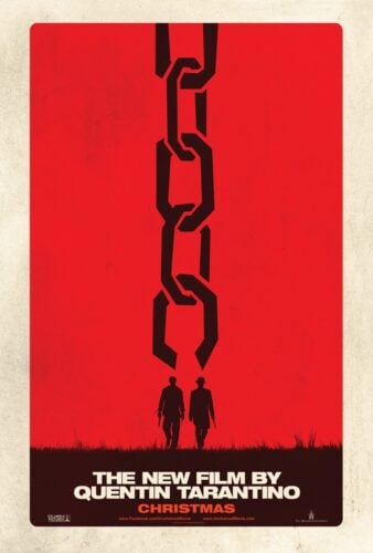Django Unchained Minimalist Movie Poster Broken Chain