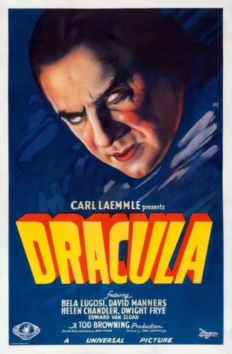 Dracula 1931 Vintage Bela Lugosi Classic Horror Movie Poster