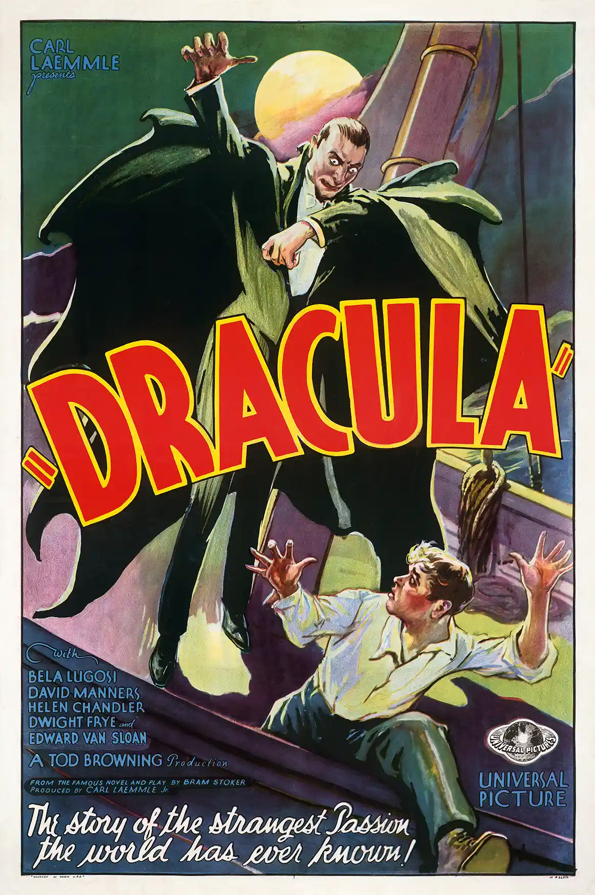 Dracula (1931) Classic Movie Poster | Bela Lugosi Vintage Wall Art