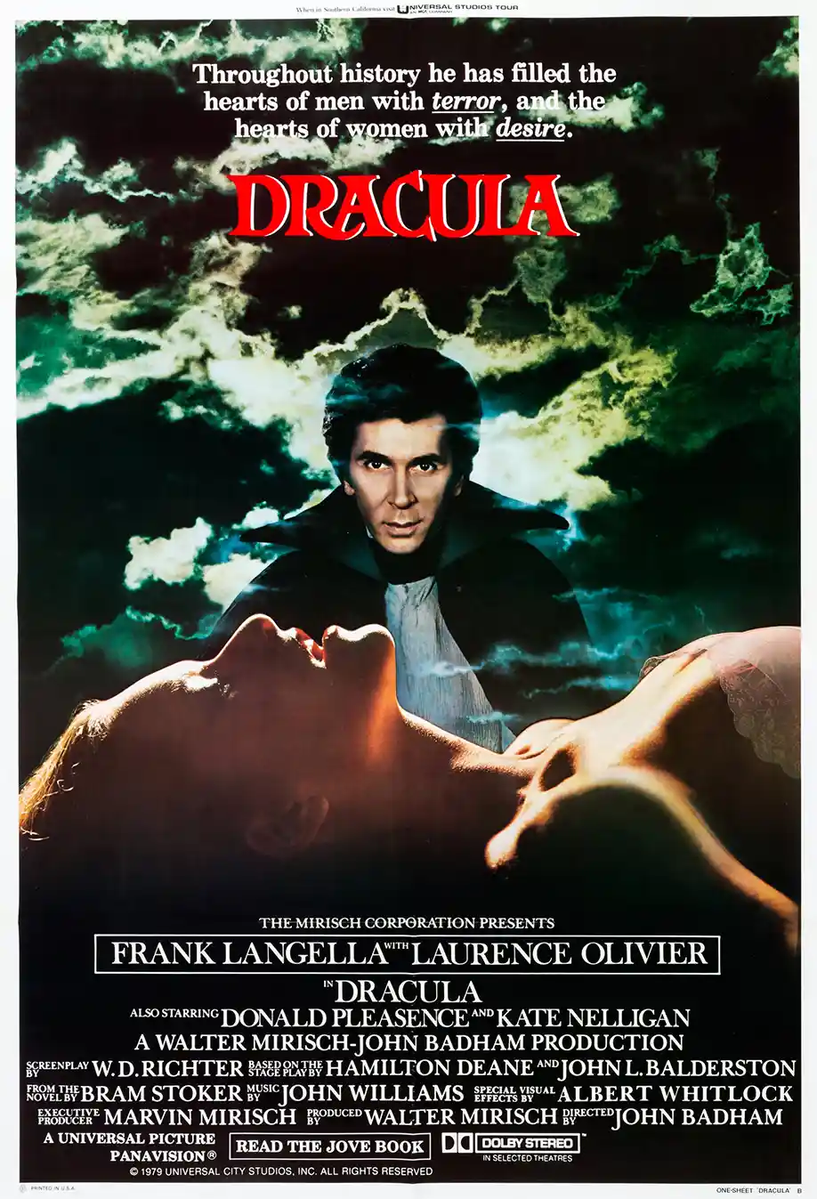 Dracula (1979) | Movie Poster | Frank Langella Vintage Gothic Art