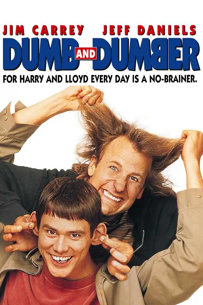 Dumb and Dumber | Movie Poster | Jim Carrey & Jeff Daniels Wall Art