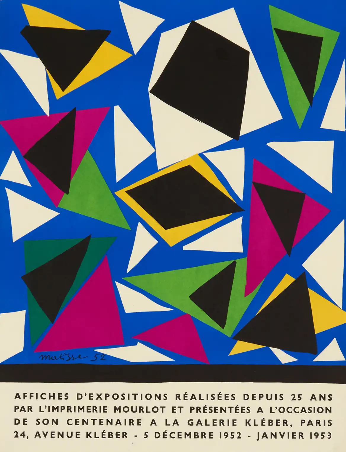 Henri Matisse | Art Poster | Abstract Cut-Outs Mid-Century Decor