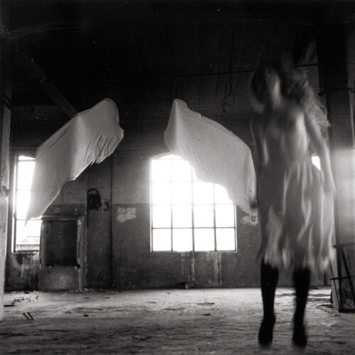 Francesca Woodman Floating Figure Black and White Photography Print