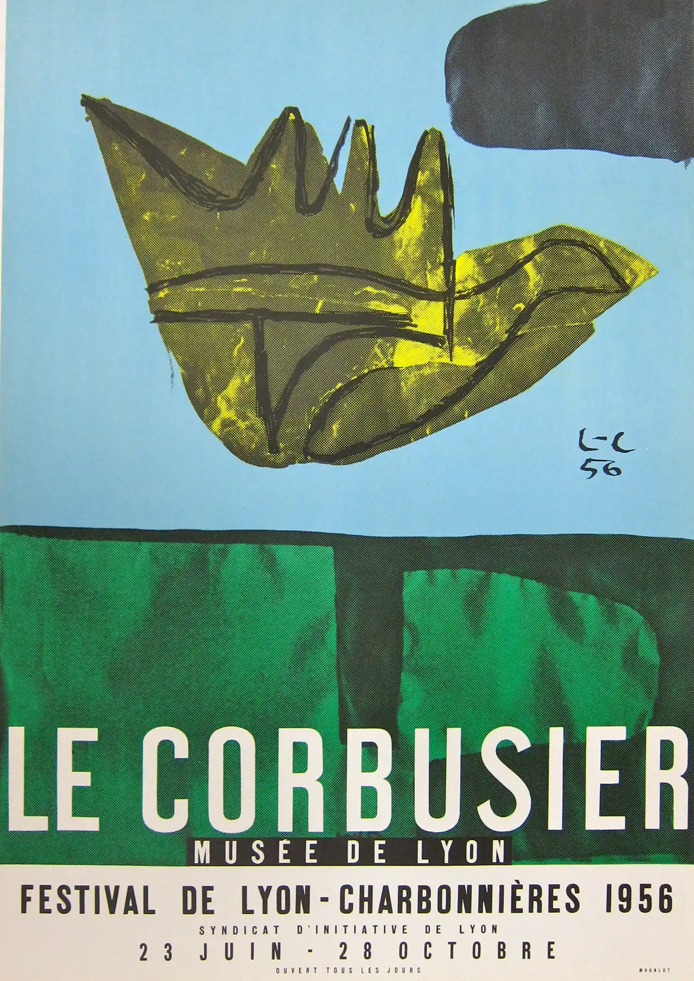 Le Corbusier | Art Exhibition Poster | Abstract Mid-Century Wall Decor