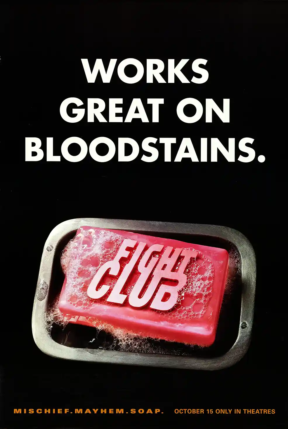 Fight Club | Movie Poster | Iconic Soap Bar Bloodstains Art Print