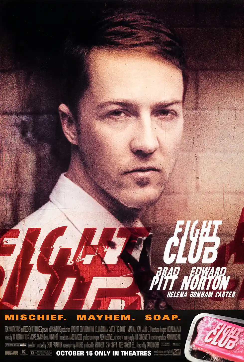 Fight Club | Movie Poster | Edward Norton Narrator Art Print