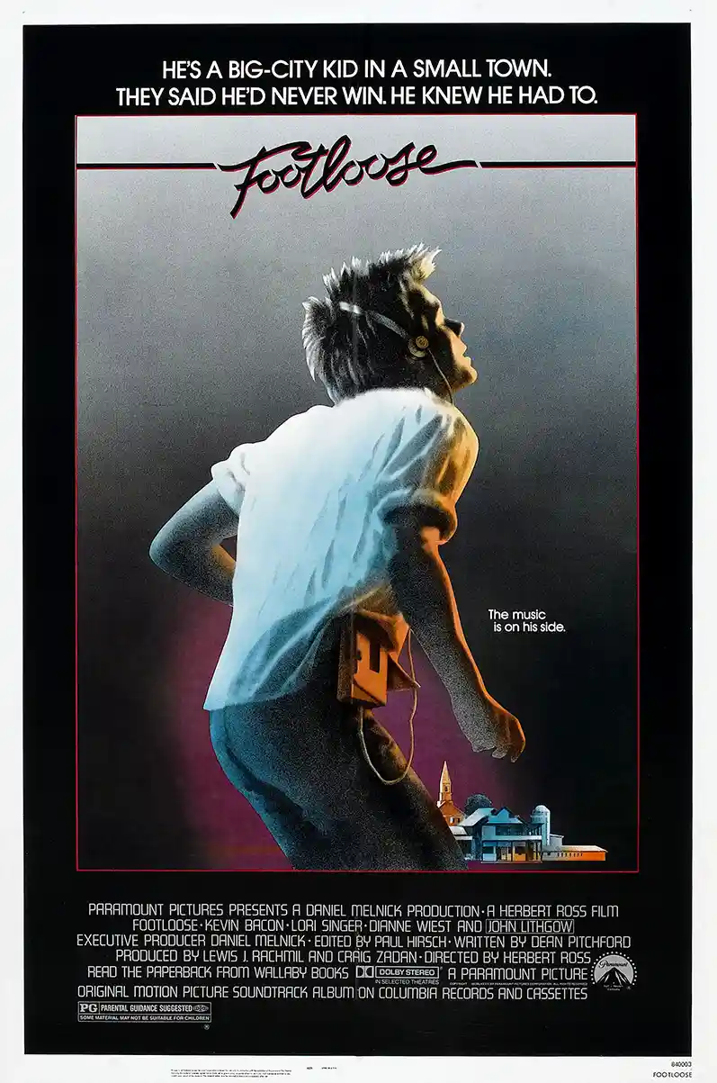 Footloose | Movie Poster | Ren McCormack 80s Cassette Wall Art