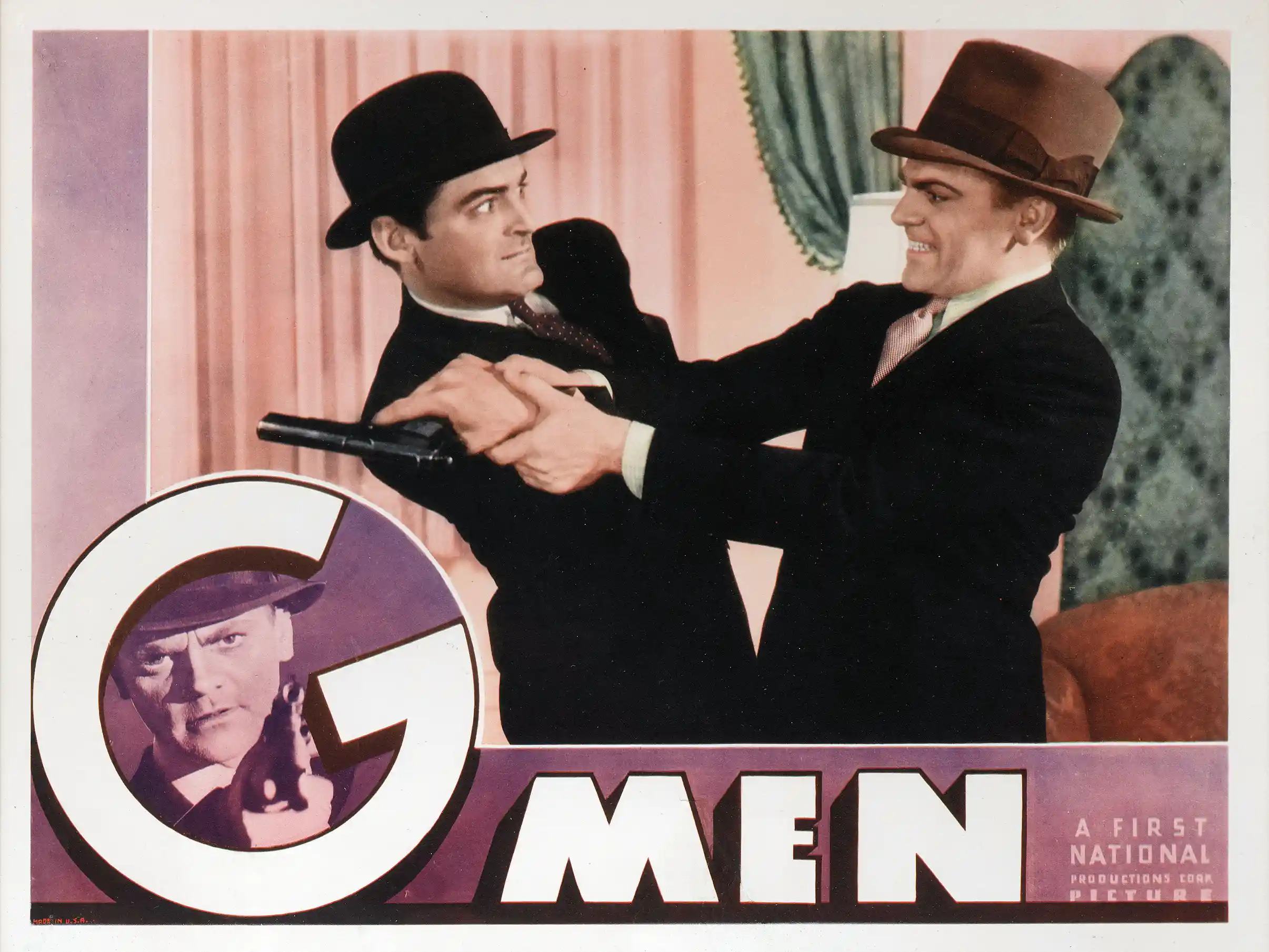 G Men (1935) | Classic Movie Poster | Vintage Lobby Card Print