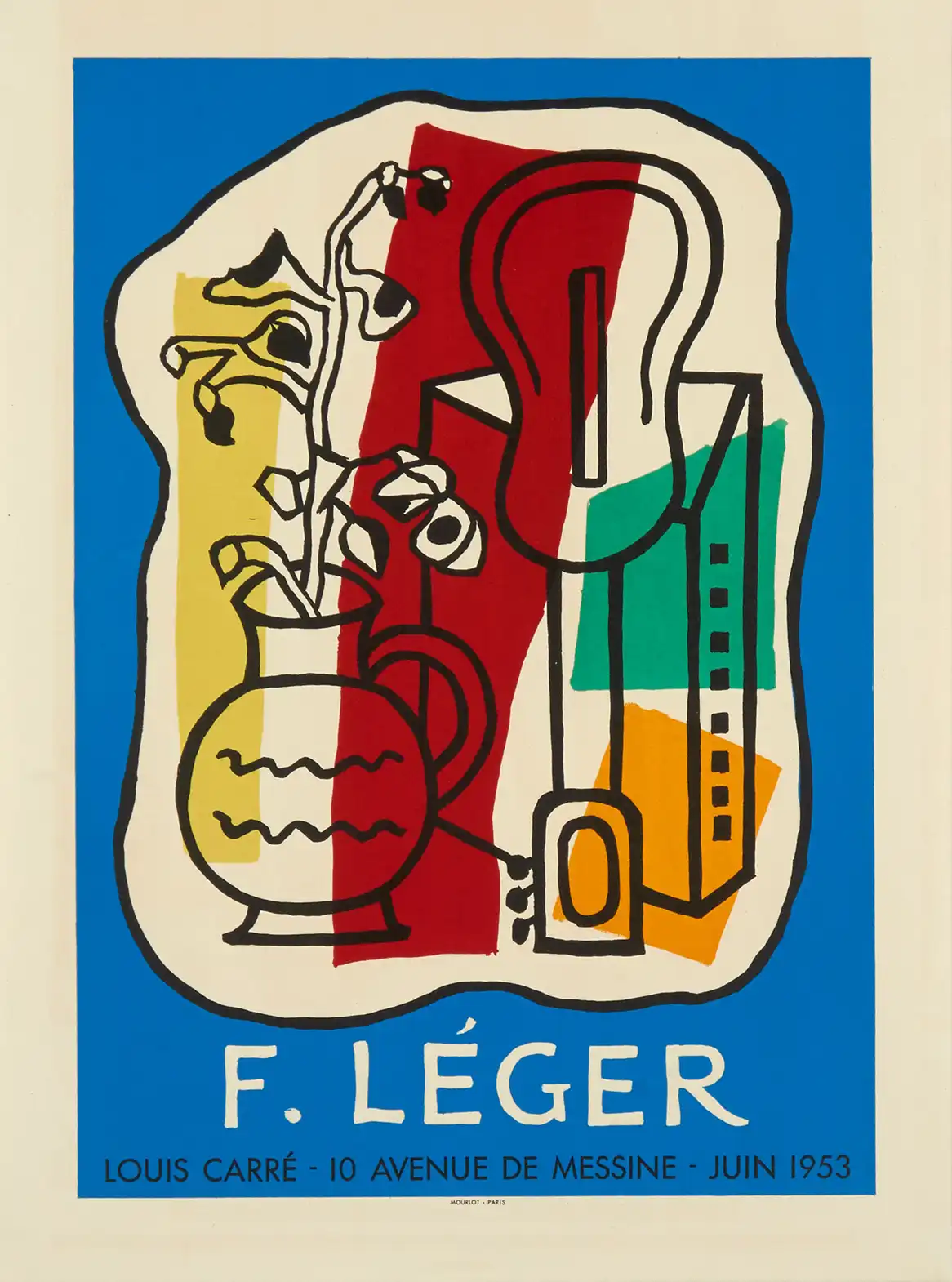 Fernand Léger | Abstract Art Poster | Galerie Louis Carré 1953 Print