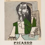 Pablo Picasso Cubist Woman Green Galerie Louise Leiris Art Print