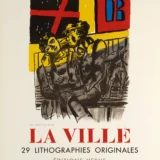 Fernand Léger La Ville Galerie Louise Leiris 1959 Art Print