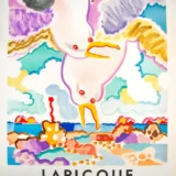 Charles Lapicque Abstract Seagulls 1960 Exhibition Art Print