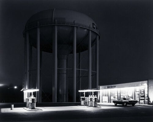 George Tice Petit's Mobil Station New Jersey Black and White Photography Print