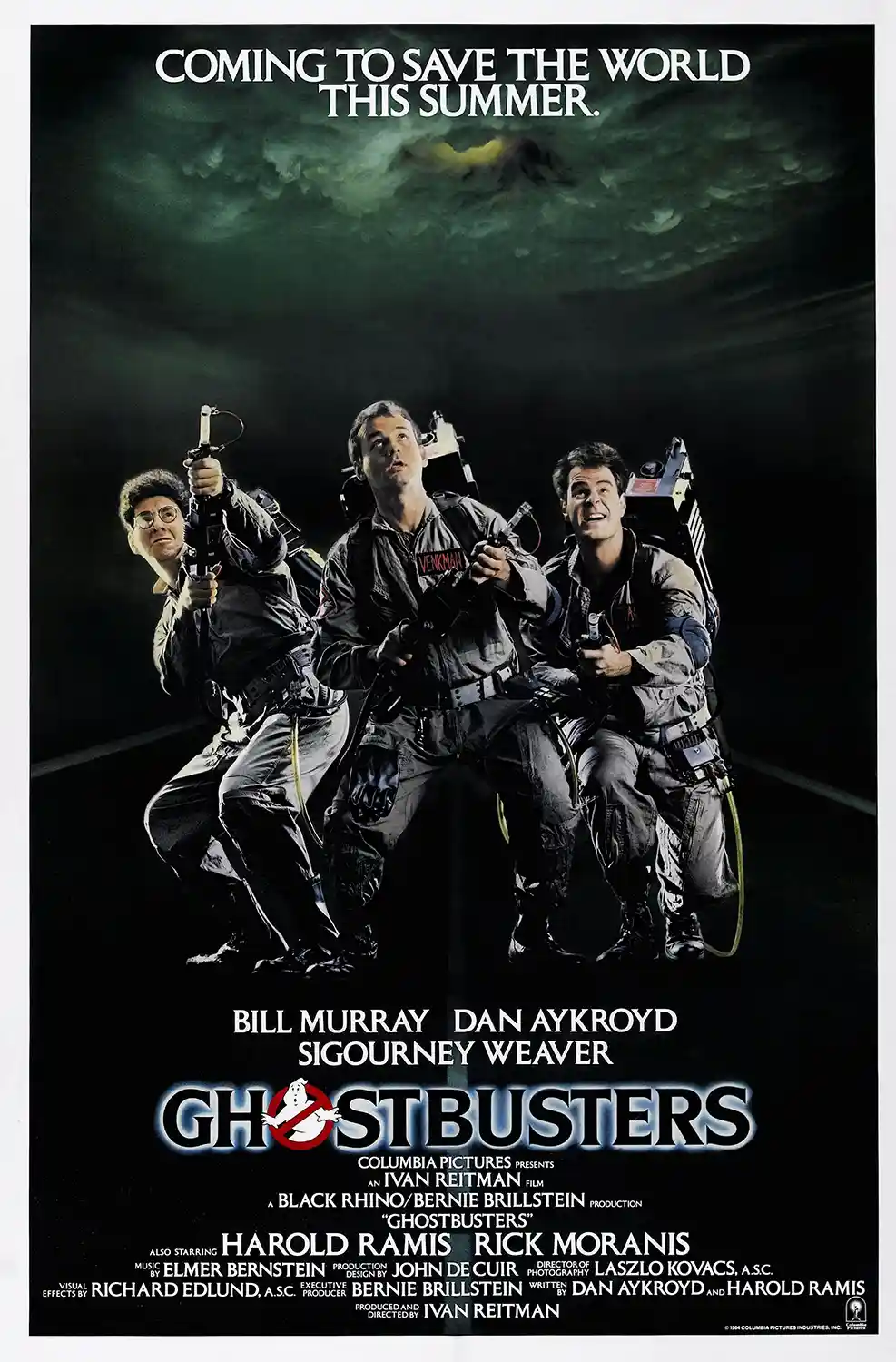 Ghostbusters 1984 | Movie Poster | Original Theatrical Wall Art Print