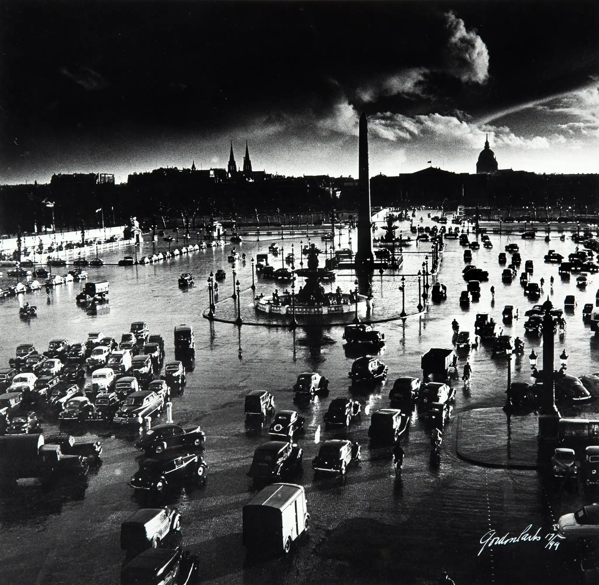Place de la Concorde, Paris (1949) | Fine Art Poster | Gordon Parks Photography Print