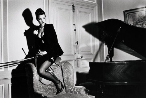 Helmut Newton Saddle II Paris 1976 Fashion Photography Print