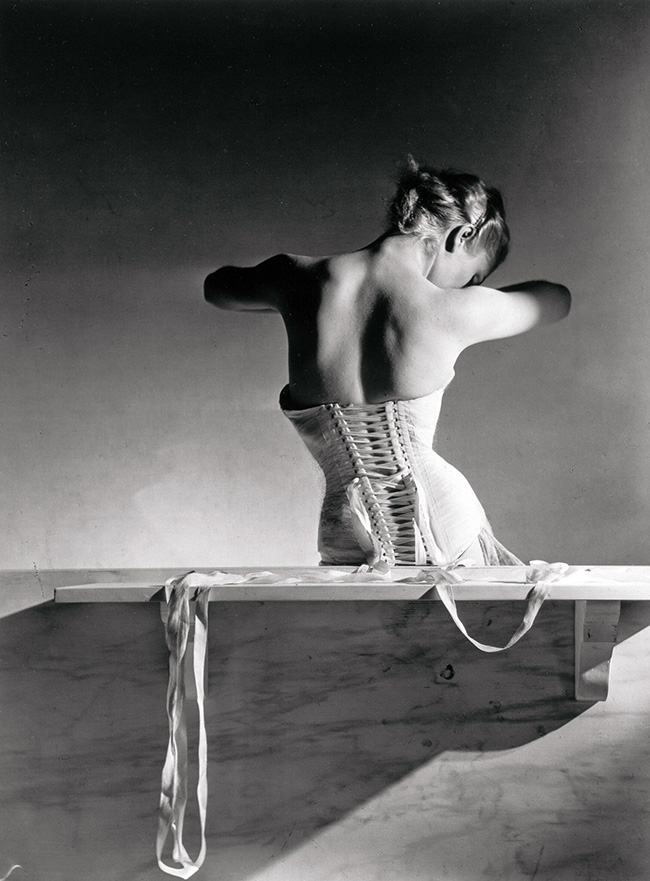Horst P. Horst | Mainbocher Corset Art Poster | Classic B&W Photography