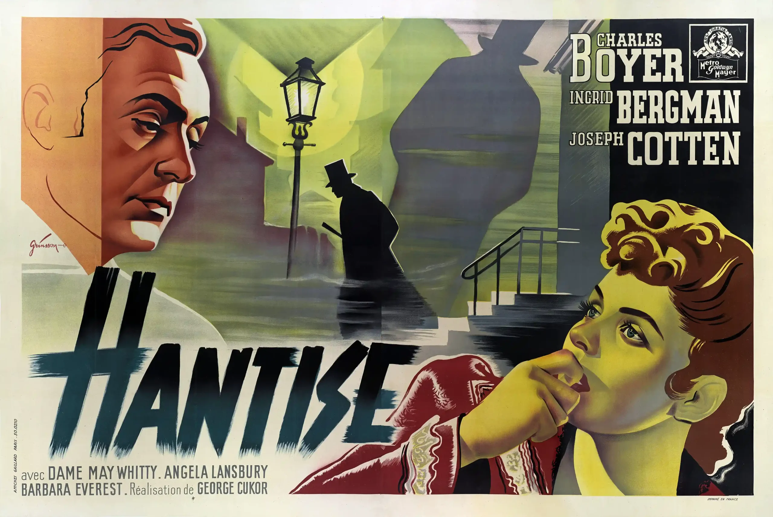 Gaslight (Hantise) | Classic Movie Poster | 1944 Film Noir Wall Art
