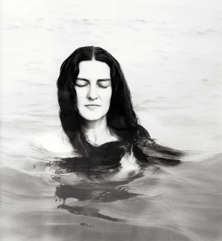Harry Callahan fine art photography poster featuring a black and white image of a woman (likely Eleanor) with closed eyes immersed in water.