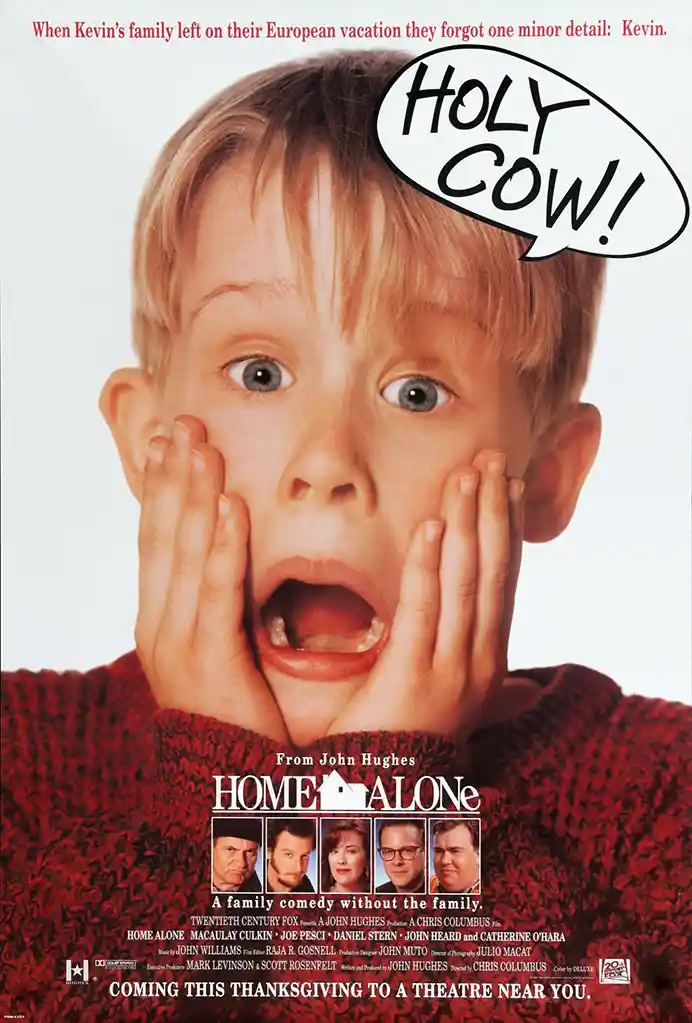 Home Alone | Movie Poster | Iconic Kevin McCallister Scream Art