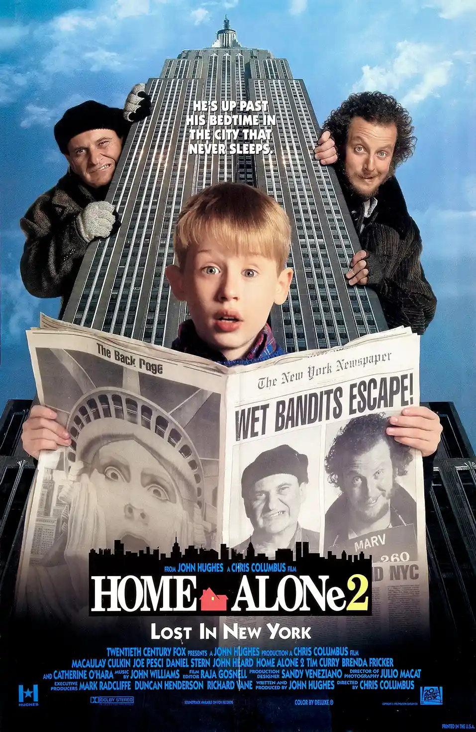 Home Alone 2: Lost in New York | Christmas Movie Poster | Wet Bandits Art
