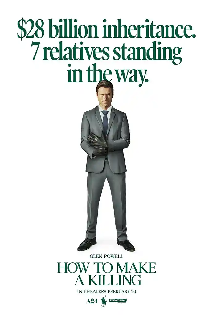 How to Make a Killing | Movie Poster | Minimalist Billionaire Inheritance Print