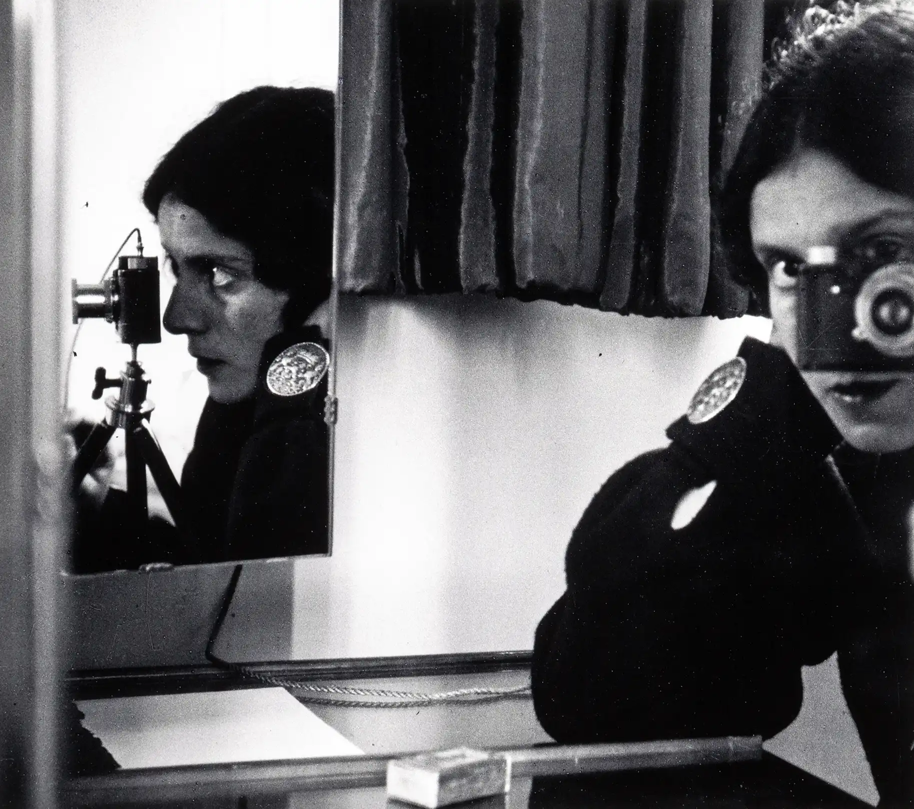 Ilse Bing Self-Portrait | Vintage Photography Poster | Reflective Wall Art